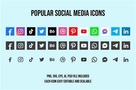 Social Media Icons