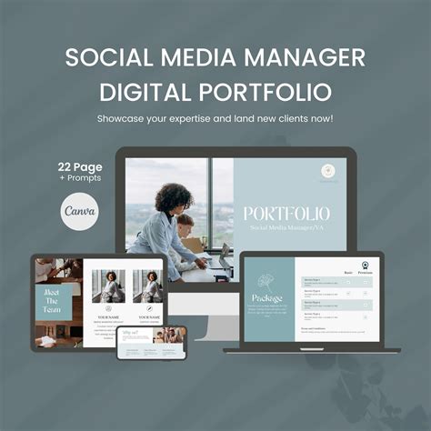 Social Media Manager Portfolio Template 10