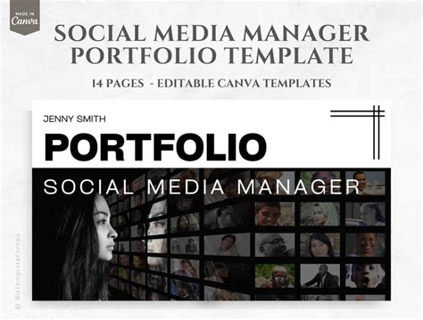 Social Media Manager Portfolio Template 3