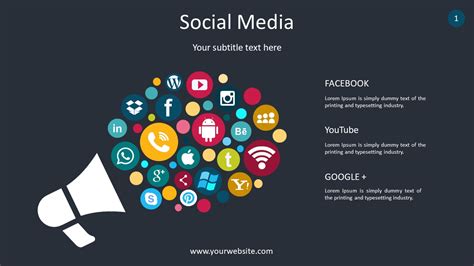 Social Media Self-Introduction PPT