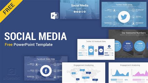 Social Media Presentation Template