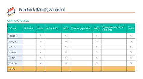 Social Media Reporting and Tracking Template