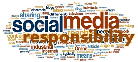 Social Media Responsibility