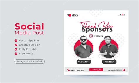 Social Media Sponsorship Ideas