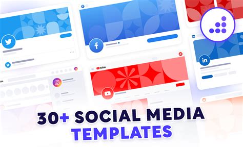 Social media template for Twitter