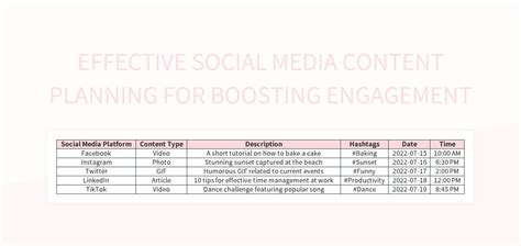 Social Media Template for Boosting Engagement