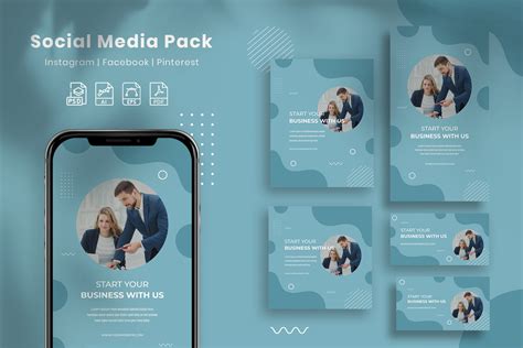 Creative Market Social Media Template Pack 10