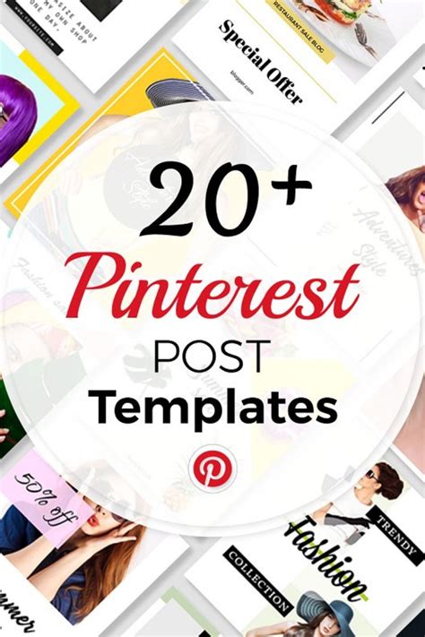 Social Media Template for Pinterest