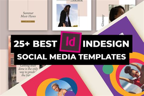 Social Media Template in InDesign