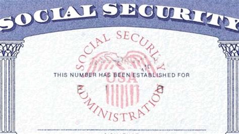 Social Security Card Template BMP