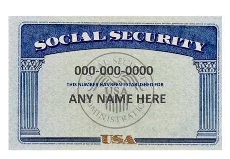 Social Security Card Template Design Tips