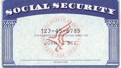 Social Security Template Generator