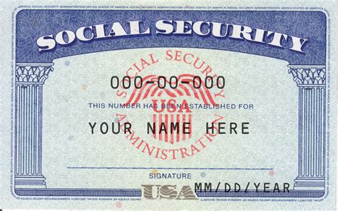 Social Security Template Image 2