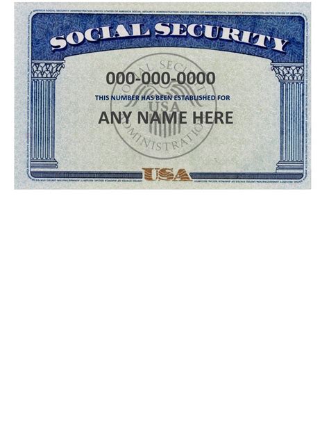 Social Security Template Image 7