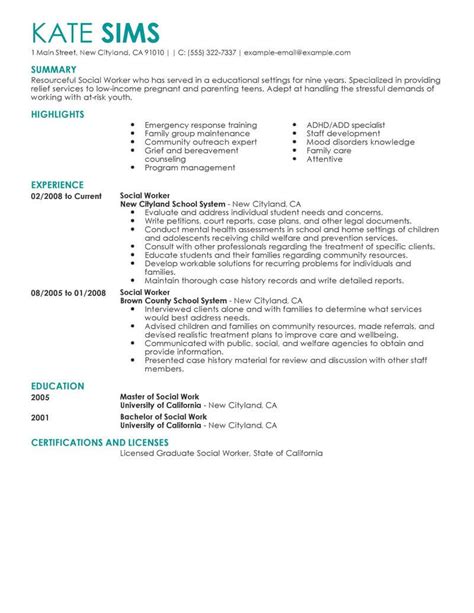 Social Service Resume Tips