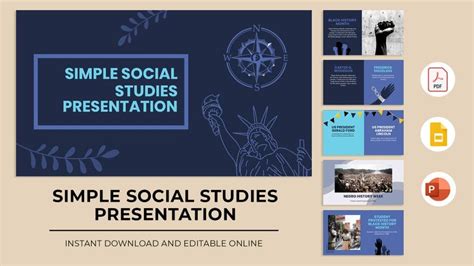 5 Essential Social Studies Slide Templates