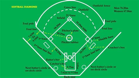 Softball Field Markings Keywords