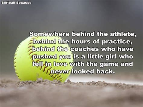 Softball Inspiration Quote Poem