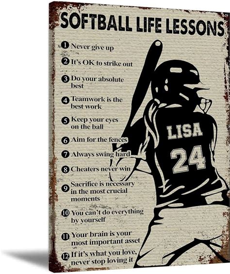 Softball printable posters