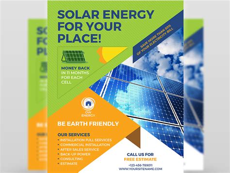 Solar Installation Brochure Template