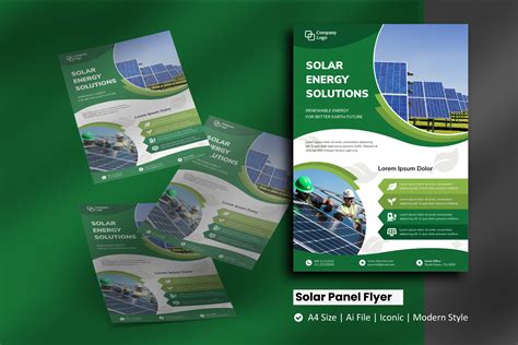 Solar Panel Brochure Template