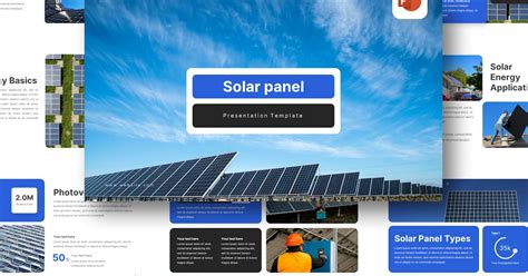 Solar Panel Presentation Template Key Elements Example