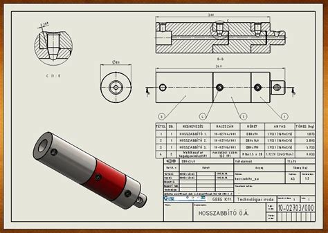 SolidWorks Drawing Template Example