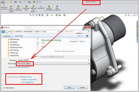 SolidWorks file extensions overview