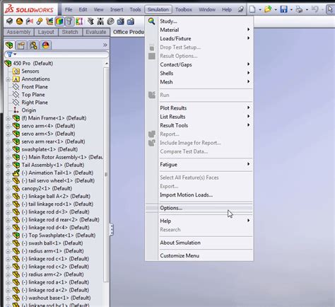 SolidWorks Options