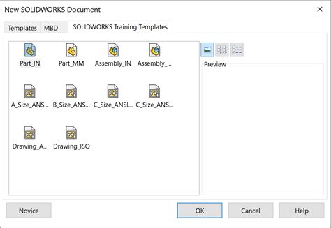 SolidWorks Template Location Windows