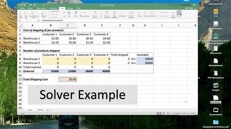 Solver in Excel 6