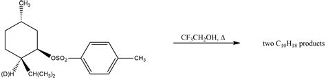 Solvolysis reaction mechanism