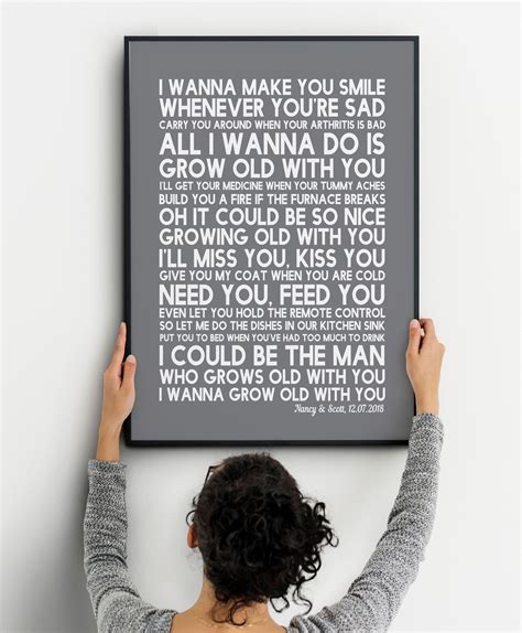 Song Lyric Poster Prints