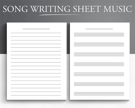 Songwriting Template Example