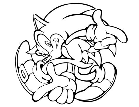 Sonic Adventure Coloring Page