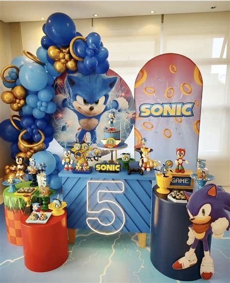 Sonic Birthday Invitation Template