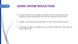 Image of sonic boom reduction diagram