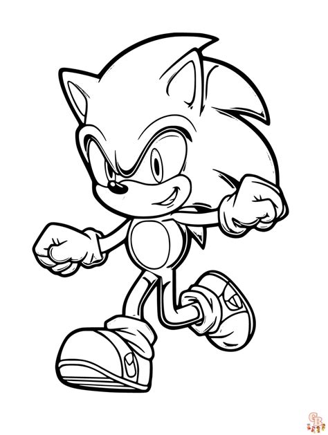 Sonic Coloring Pages Creativity