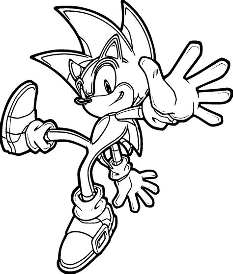 Sonic Coloring Pages for Kids 5