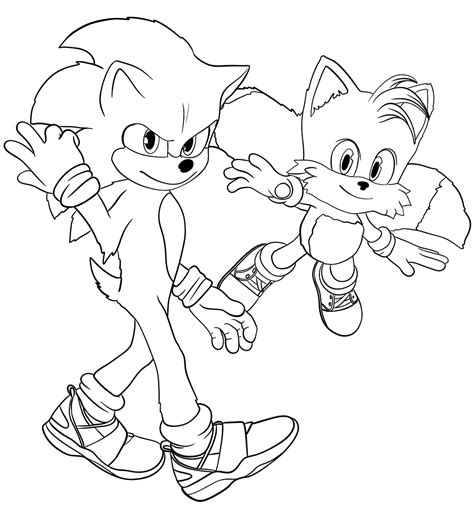 Sonic Coloring Pages Gallery 6