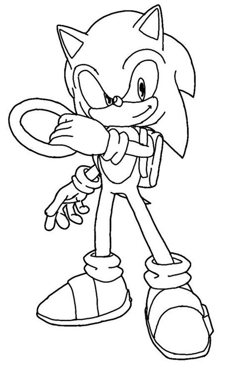 Sonic Coloring Pages Gallery 7