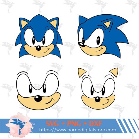 Sonic Face Template Variant 1