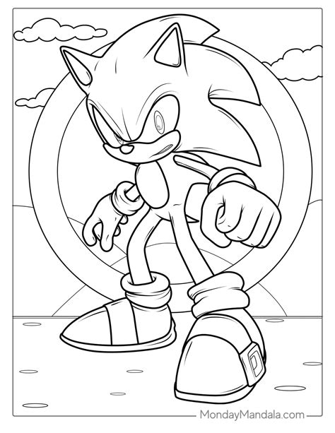 Sonic the Hedgehog Coloring 4