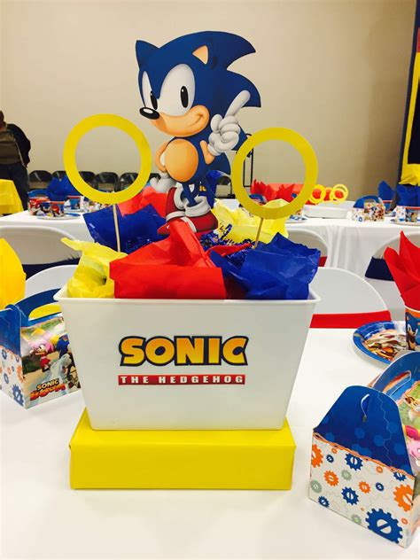 Sonic the Hedgehog party activity