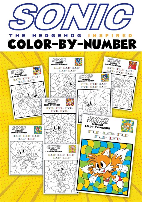 Sonic the Hedgehog printables fun