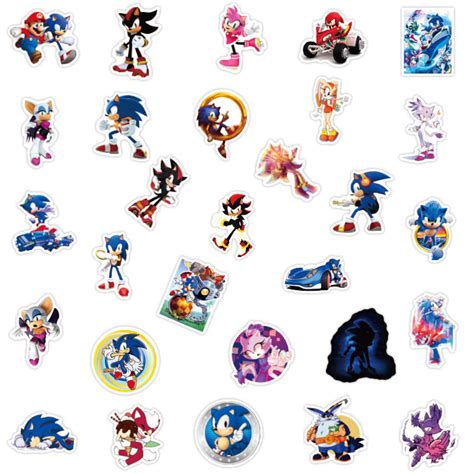 Sonic the Hedgehog printables stickers