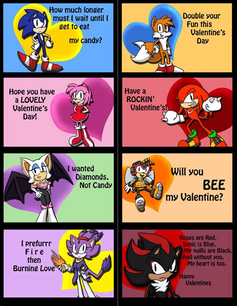 Sonic Valentine's Day Card