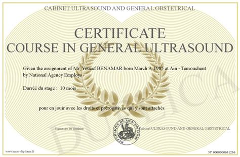 Sonographer certification