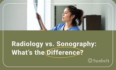 Sonography vs Radiography