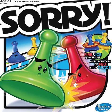 Cartoon-themed Sorry game board